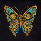BFC32027 Steampunk, Metallic Butterfly