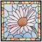 BFC1481 Stained Glass Floral Squares