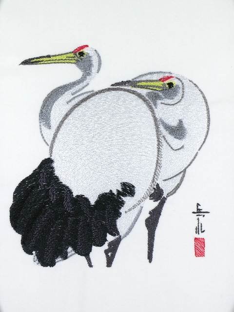 BFC1055 Birds in an Oriental Manner