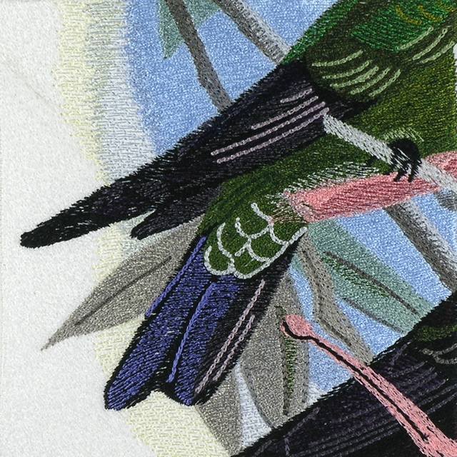 BFC1085 Window- Two Hummingbirds