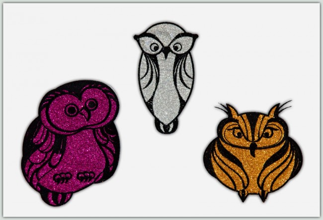 BFC1376 Owls to Glitter or Not