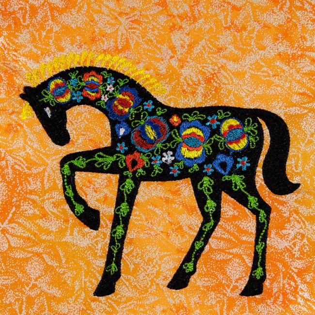 BFC1655 Embellished Horses