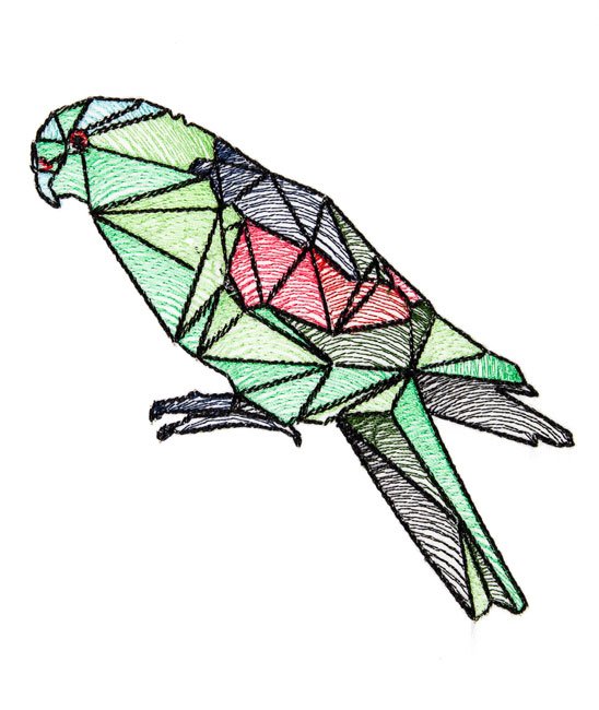BFC1674 Stained Glass Birds