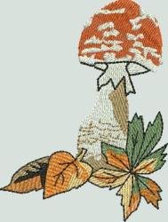 BFC1455 Vintage Mushroom Stamps