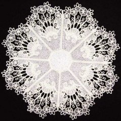 Doilies taken from bowls