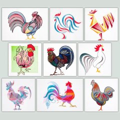 Birds - Roosters