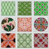 BFC1332 Colorful Textile Patterns