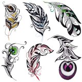 BFC1804 Metallic Feathers
