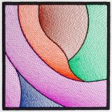 BFC31904 Stained Glass Quilt  Block 9