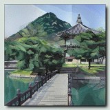 BFC0578 Window - Oriental Tranquility