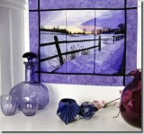 BFC0810 Window - Winter Sunset