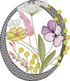 BFC32123 Graceful Floral Alphabet O