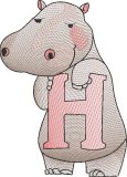 BFC32151 Cute Little Animals Alpha H