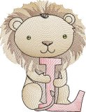 BFC32155 Cute Little Animals Alpha L