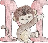 BFC32156 Cute Little Animals Alpha M