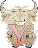 BFC32168 Cute Little Animals Alpha Y