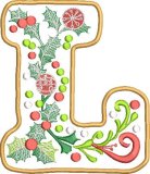 BFC32211 Christmas Applique Alpha L