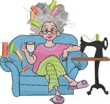 BFC32283 Tuckered Out Granny