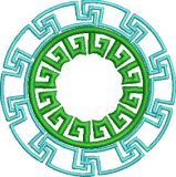 BFC32295 Greek Medallion