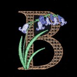 BFC31835 Spring Flowers Alphabet B