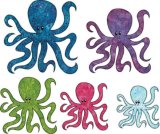 CCQSHW0006 - Oswin Octopus - 5 sizes inluded