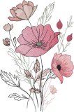 BFC32284 Boho Poppies