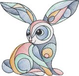 BFC2212 Rabbits in a Picasso Style
