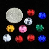 Acrylic Crystals, 11mm, 10 pcs