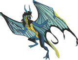BFC32291 Turquoise Dragon
