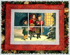 BFC1008 Window-Christmas Carolers