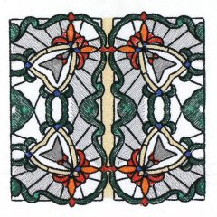 BFC30667 BFC1025 Stained Glass Tiles II - 04