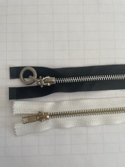 10" Metal Separating Zipper/Fancy Tab