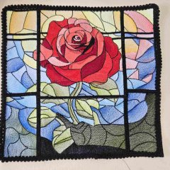 BFC2255 The Rose Stained Glass