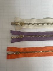 13 -13.5" Metal Separating Zipper/Fancy Tab