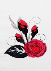 Red Roses - Black Scrolls 2