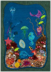 BFC1493 Art Quilt - Ocean Fantasy