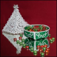 BFC1627 Christmas Tree Candy Dish