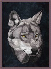 BFC1679 Large Wolf Portrait