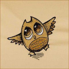 BFC1692 Sketchy Pals - Filled Version - Owl