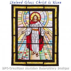 BFC1719 Stained Glass Christ is Risen Thread Kit