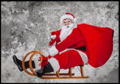 BFC1730 Large Santa in a Sled