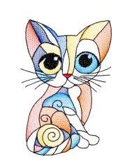 BFC2201 Four Picasso Kittens