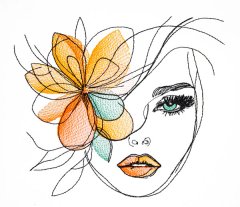 BFC2207  Floral Fashion Ladies
