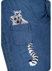 BFC31306 Moma and Baby Lemur Pocket topper