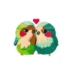 BFC31873 Cute little Love Birds