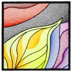 BFC31914 Stained Glass Quilt  Block 15