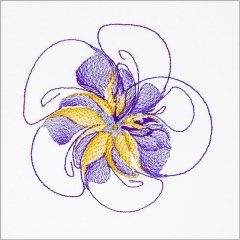 BFC32034 Lavender Fractal Flower