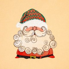 BFC32077 Fluffy Santa 2