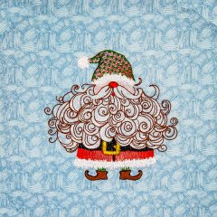 BFC32081 Fluffy Santa