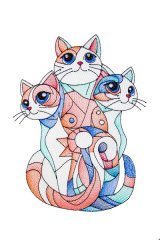 BFC32107 Cats in a Picasso Style 11
